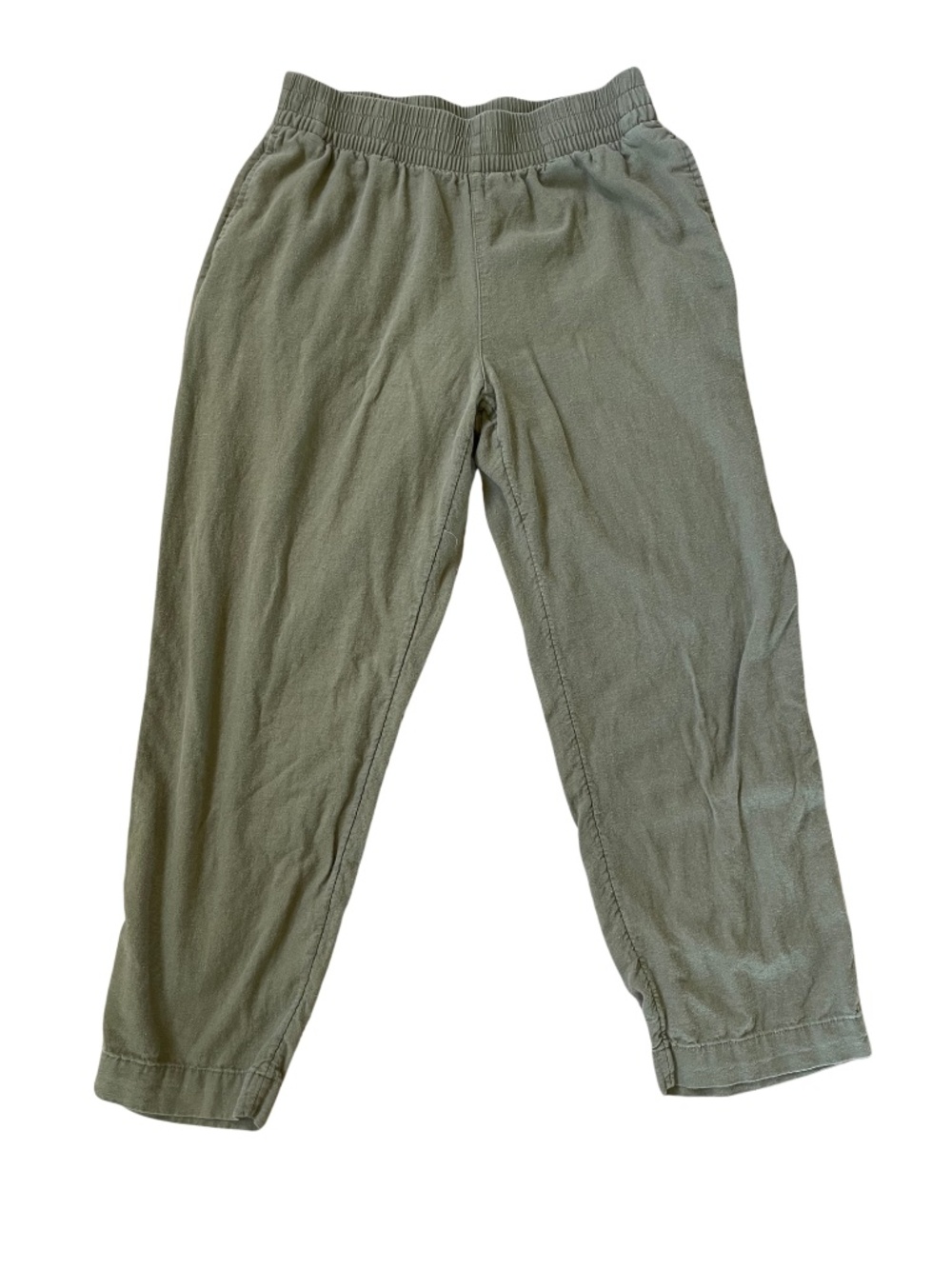 Old Navy Green Linen Blend Pants Size M